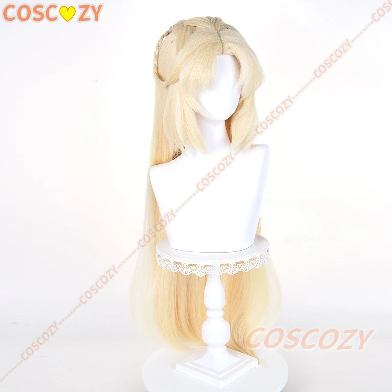 Genshin Impact Nicole Reeyn 코스프레 가발 긴 금발 머리 Hexenzirkel 카니발 할로윈 파티 여성용 소녀 역할 놀이 소품 Cos