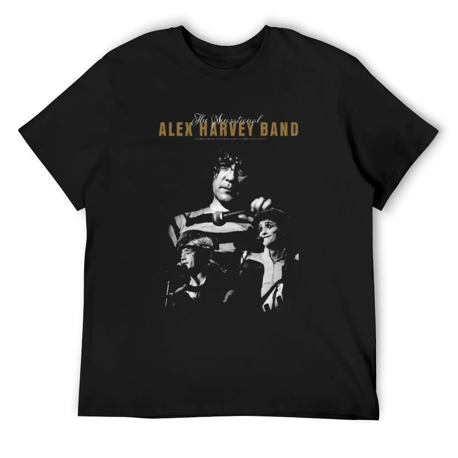 THE SENSATIONAL ALEX HARVEY BAND T-Shirt cotton graphic tees customizeds shirts graphic tee men