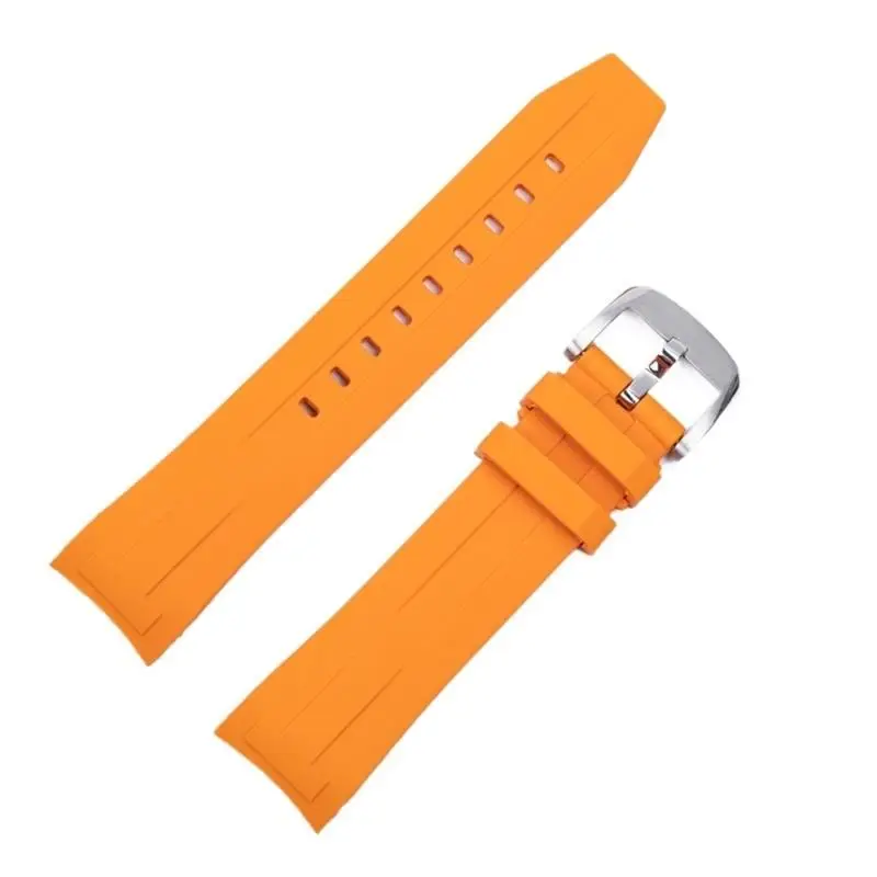 BEFIA-Bracelet de montre en caoutchouc souple pour homme, bracelet Tissot, Sea Star T120, incurvé, plongée, bracelet de montre en silicone, structure à broche, 22mm, T120417A