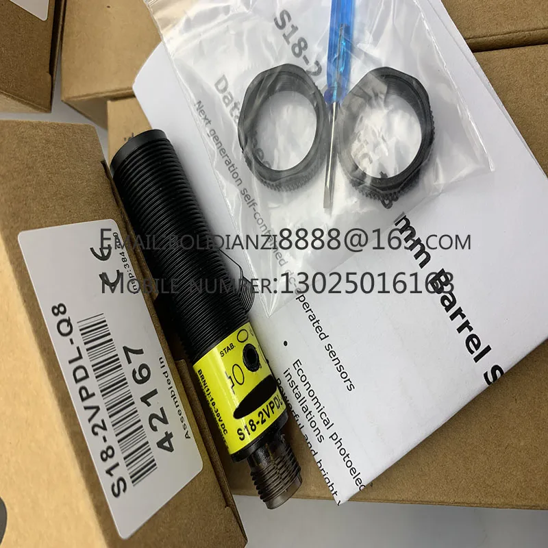 

The brand-new original sensor S18-2VPDL/2VNDL/2VPLPC/2VNLPC/2VPLV/2VNLV/2NAES-Q8 is guaranteed for one year in stock.