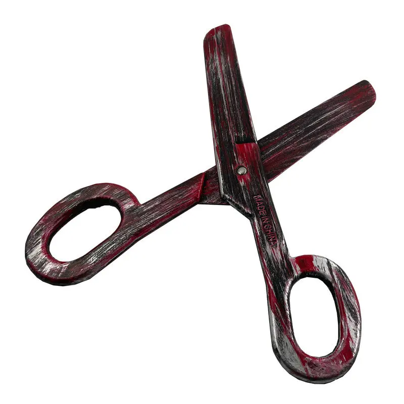 L38cm Funny Large Plastic Clown Scissors Film and Television Props Party Halloween Performance Masquerade Scissors Props