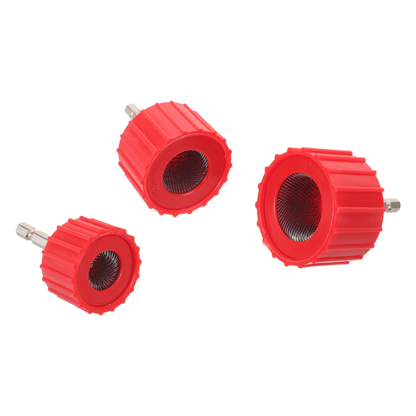 3Pcs Battery Terminal Cleaning Brush Heavy Duty Copper Wire Wire Brush Automotive Electrical Cleaner Corrosion Remover Tool Car