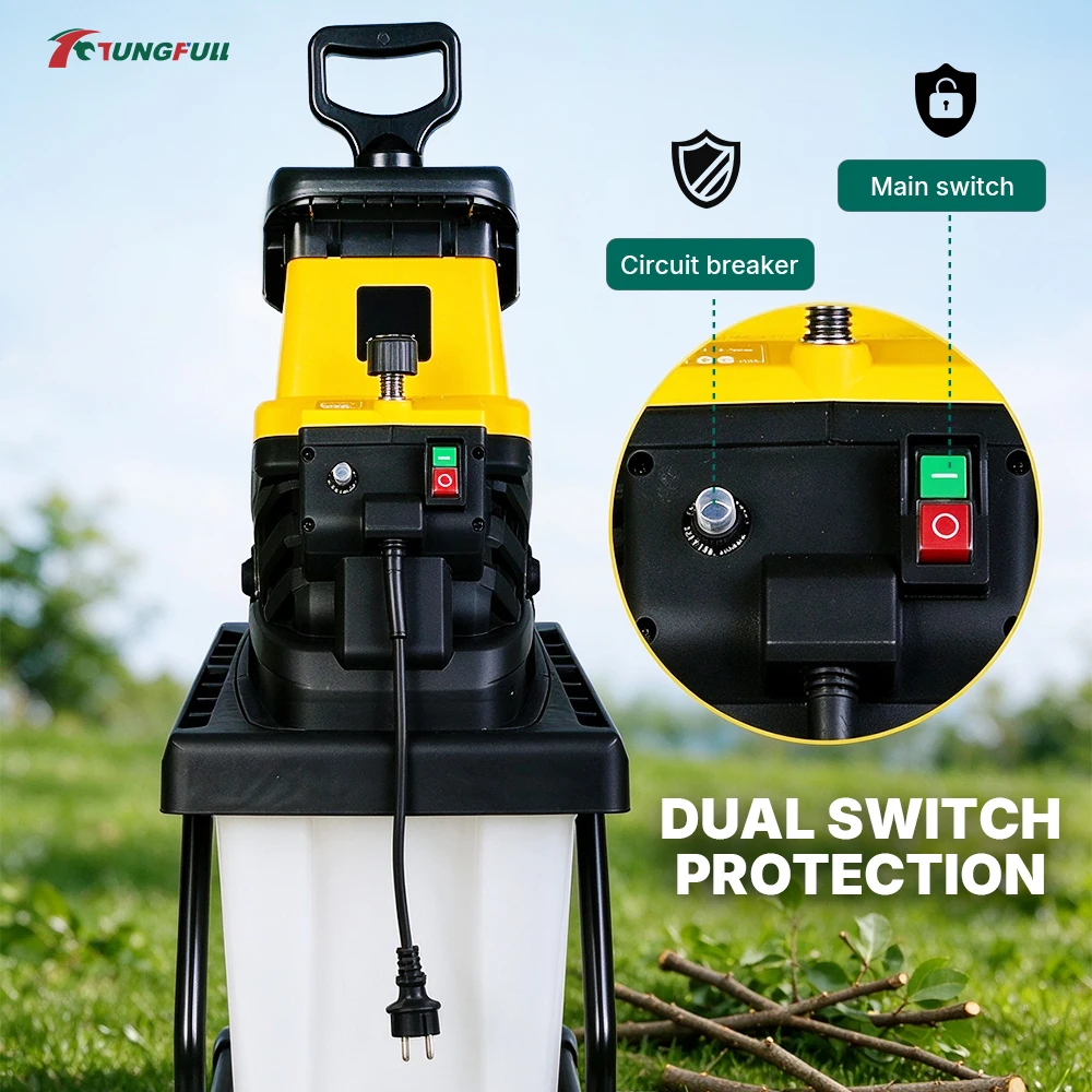 เครื่องย่อยกิ่งไม้ในสวน เครื่อ - Garden Branch Shredder Wood Chipper บทวิจารณ์และราคา