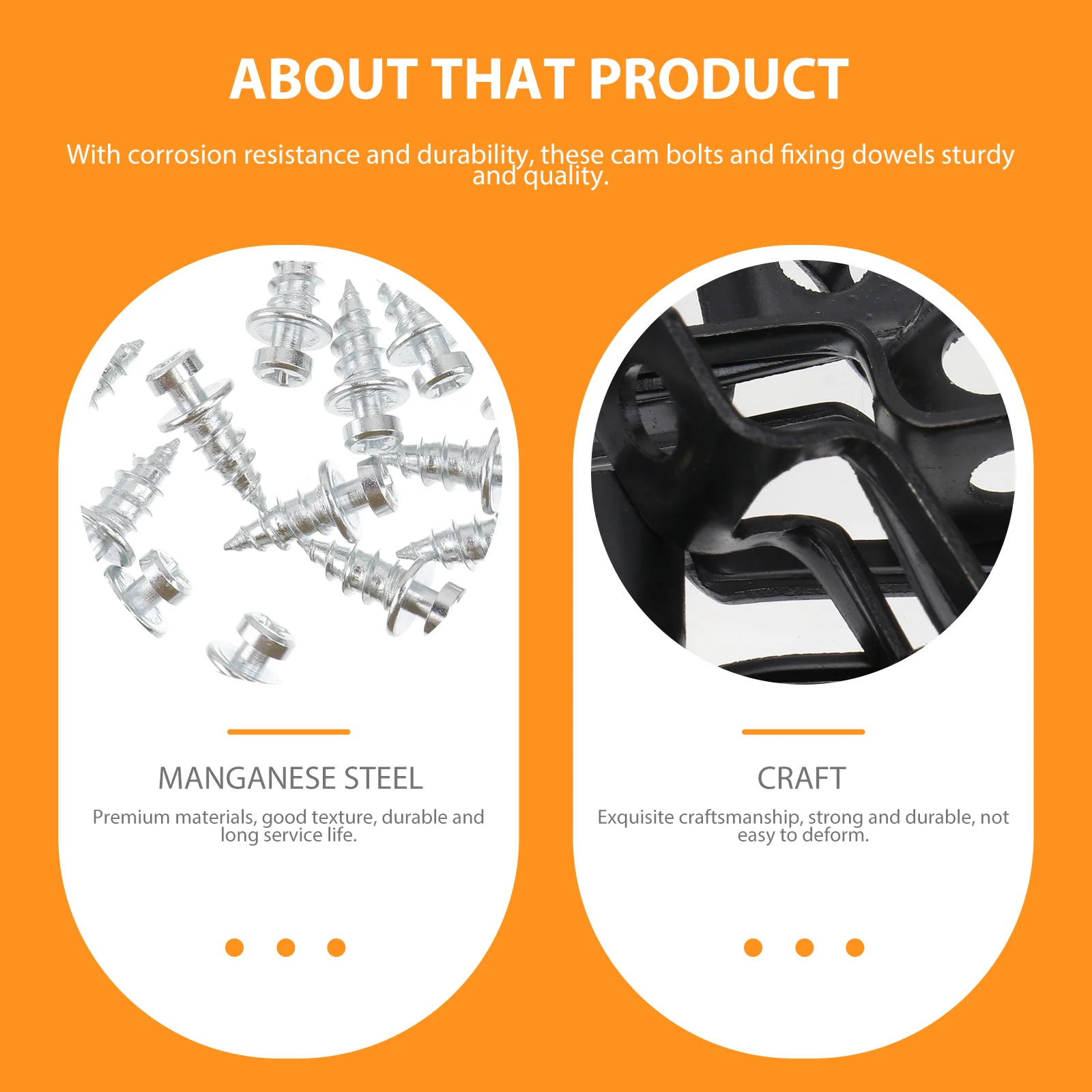 50 Sets Invisible Connector Durable Furniture Connectors Bookshelf Hardware Parts Wardrobe Fixings Strong Screws