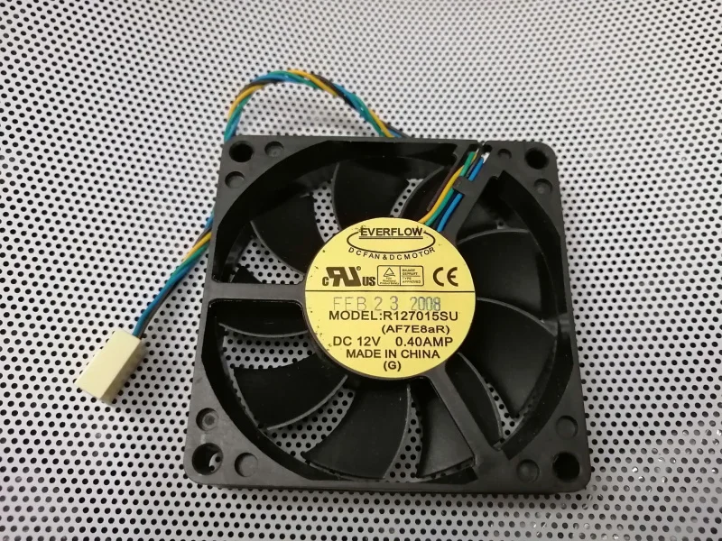 

R127015SU 7015 12 В 0,40 А процессор маленький 4PIN Pwm Everflow 7 см 7015 радиатор процессора вентилятор охлаждения