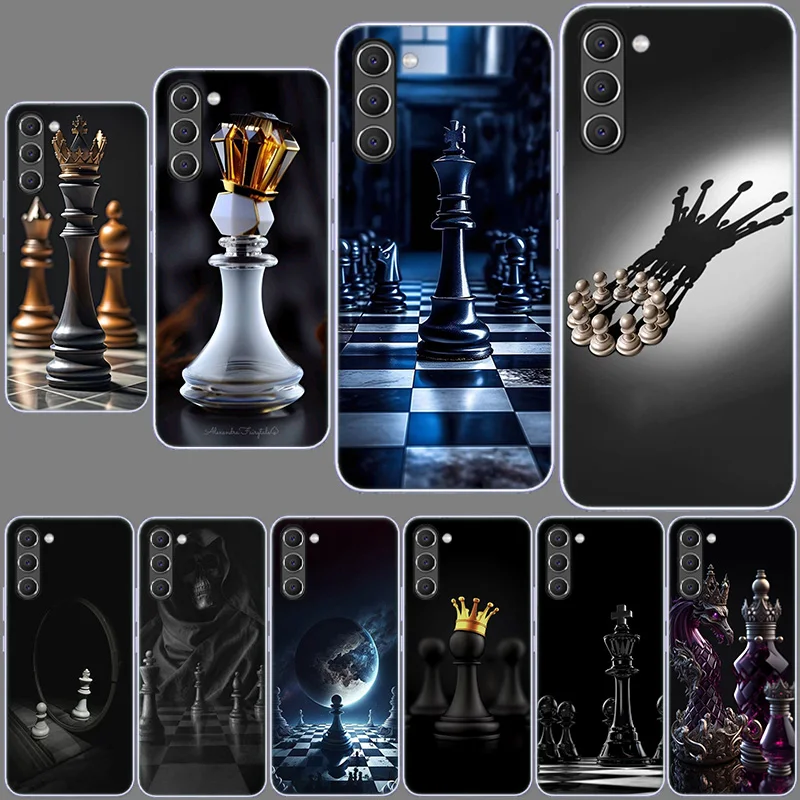 Competitive Chess Game Phone Case for Samsung A54 A14 A24 A34 5G Galaxy A02S A03S A04S A12 A22 A32 A52 A72 A13 A23 A33 A53 A73 A