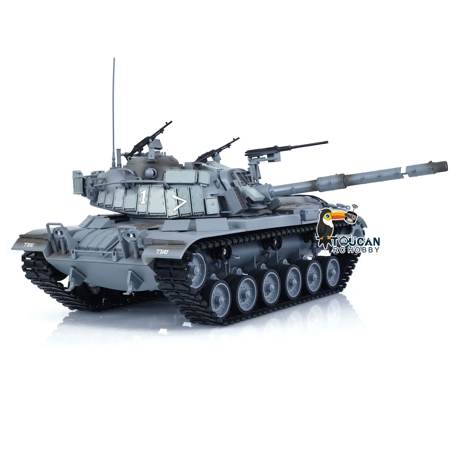 Tongde 1/16 RC Carro Armato di Controllo Remoto Battaglia A Infrarossi BB Serbatoi M60W ERA RC Carro Armato RTR Modello Unità di Fumo Suono Luminoso RC Giocattolo TH23295