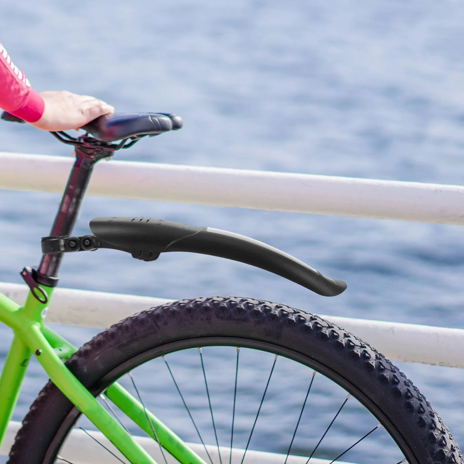 

Bike Mudguard Wear-Resistant Durable Sturdy Protective Extended Hard Shell Outdoor Cycling Mudguard Bike Mud Guards