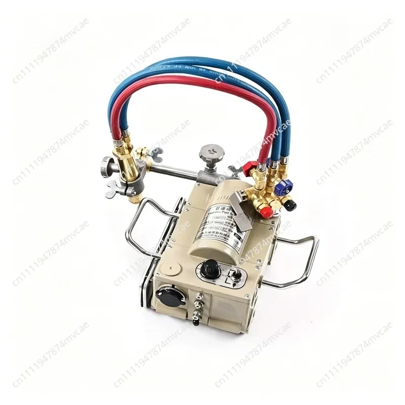 Magnetic pipe cutting machine, semi-automatic flame cutting groove processing