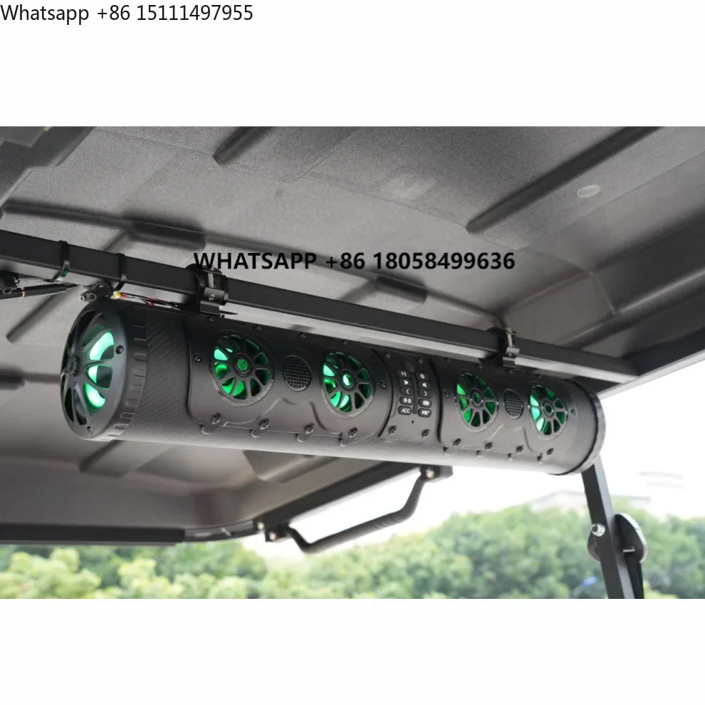 Sound bar Outdoor Marine Speaker 27 Inch With Sound and Led Lights Golf Cart UTV ATV Golfcar Speaker