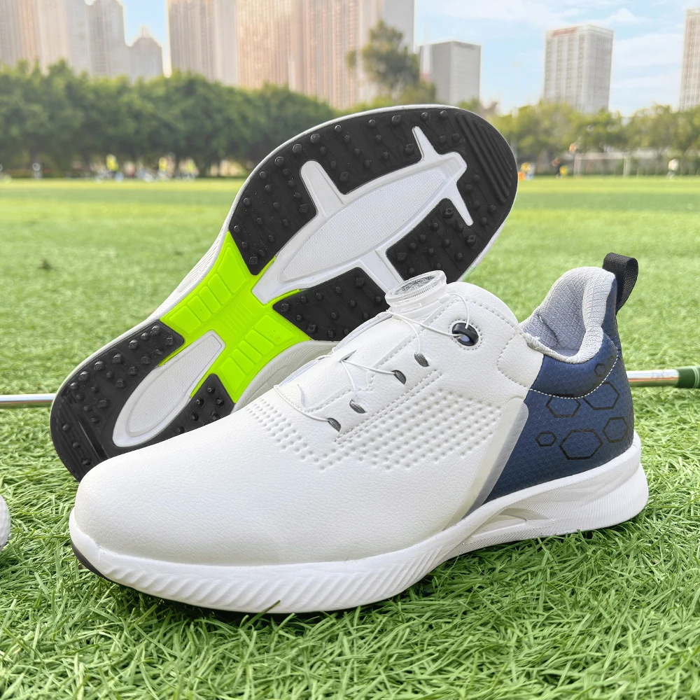 Hot Selling Golf Shoes, Men's and Women's Detachable Shoe Studs, Multifunctional Couple Golf Shoes, Leather Sports Shoes, Comfor