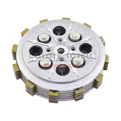 Motorcycle engine clutch plate assembly for Yamaha XV250 Virago 250CC QJ250H XV 125 QJ 250H