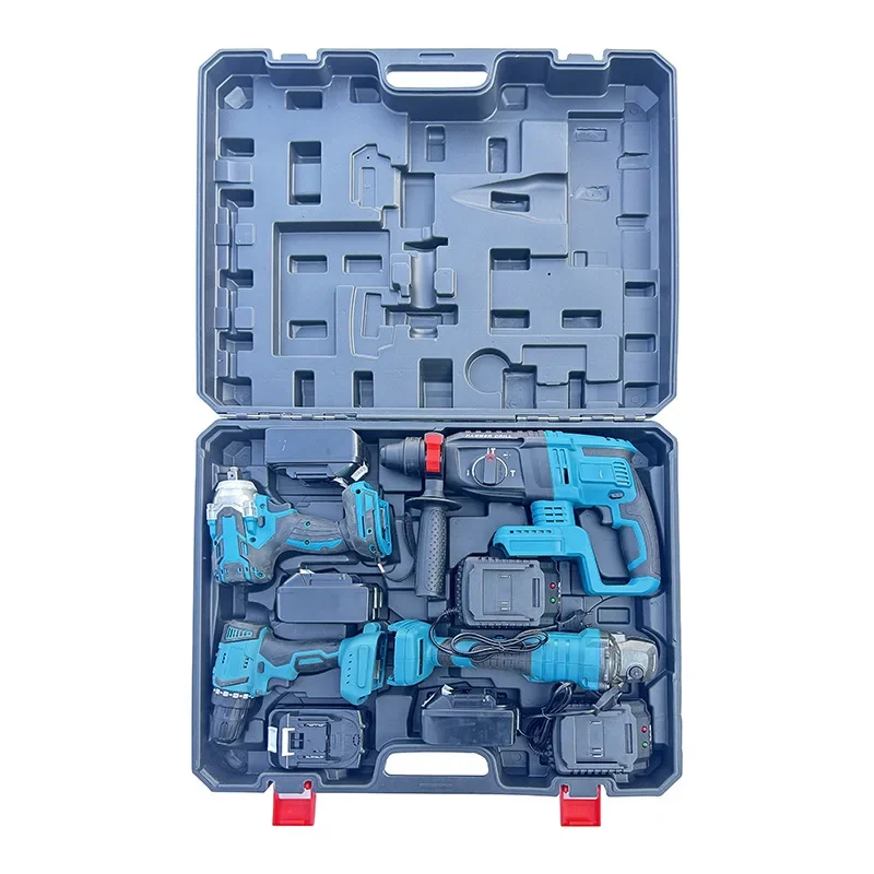 4 pcs tool kit Professional Power electric 24v cordless  Combo Box Cordless  power tools kit