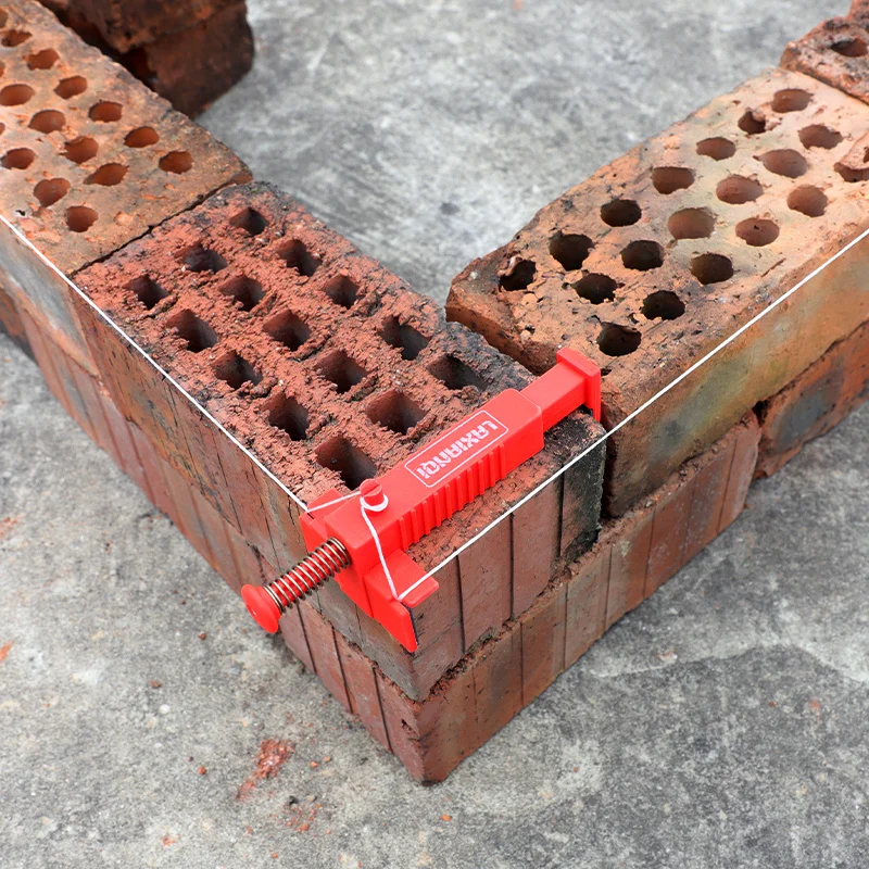 2pcs 3.5-4.7 Inch/9-12mm Brick Line Clips Line Runners Sold in Pairs, Brick Liner Runner Leveling Measuring Wire Drawer Tool