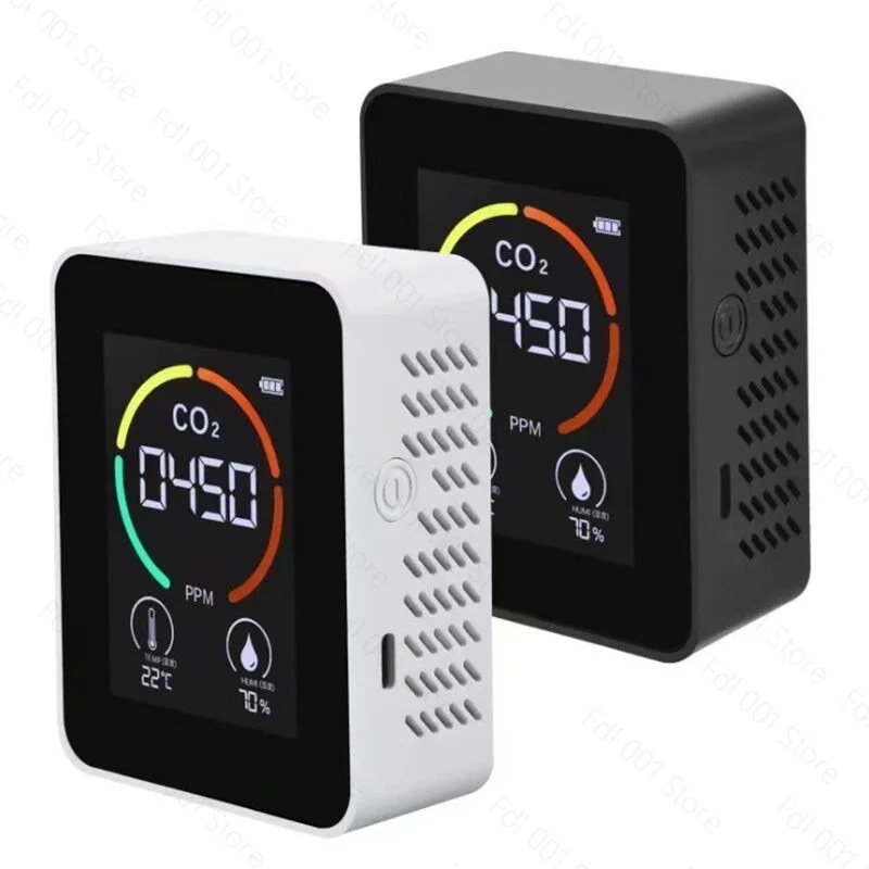 Portable CO2 Detector  Indoor Air Quality Monitor with Sensor for Home Office
