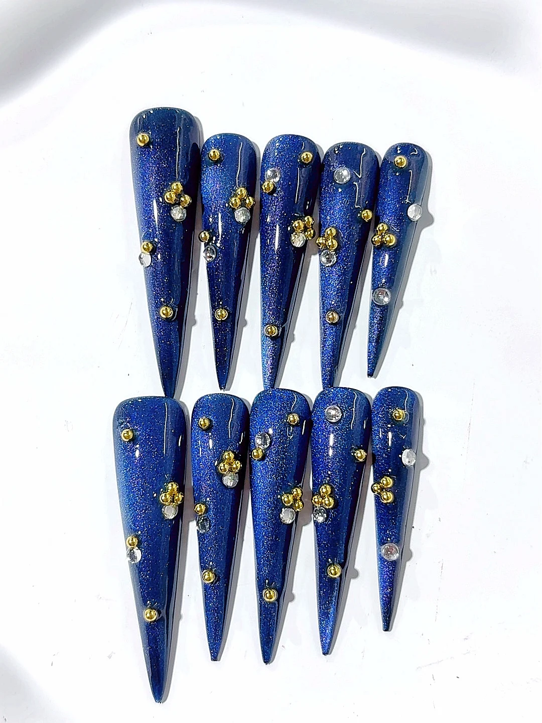 

Высококачественный модный маникюр Aurora Cat Eye Diamond 5 см (L136)