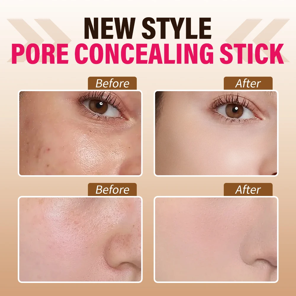 No Pore Blem Primer Base – Pore Primer für Make-up, mattierender Primer für fettige Haut, Pore Eraser für große Poren, leicht