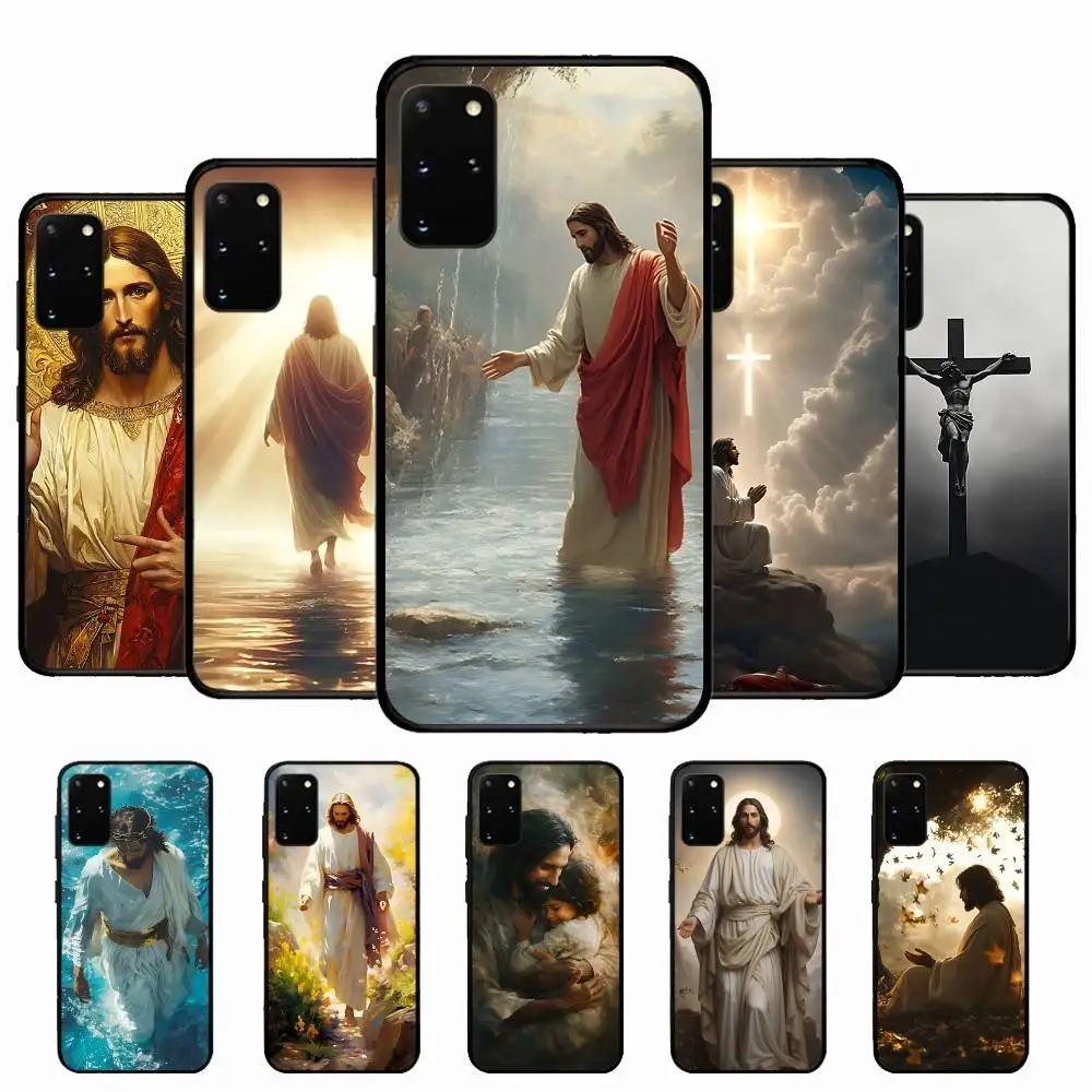Funda para Teléfono God And Spokesman J-Jesus para Samsung S 24 Fe 25 Ultra Plus 20 Lite 21 30 22 23 24 22 Ultra 5G