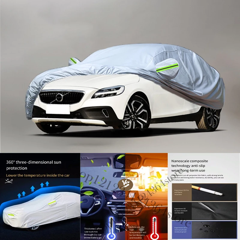 

Наружная защита для Volvo V40, чехол на весь автомобиль, защита от снега, солнца, водонепроницаемая, Пыленепроницаемая