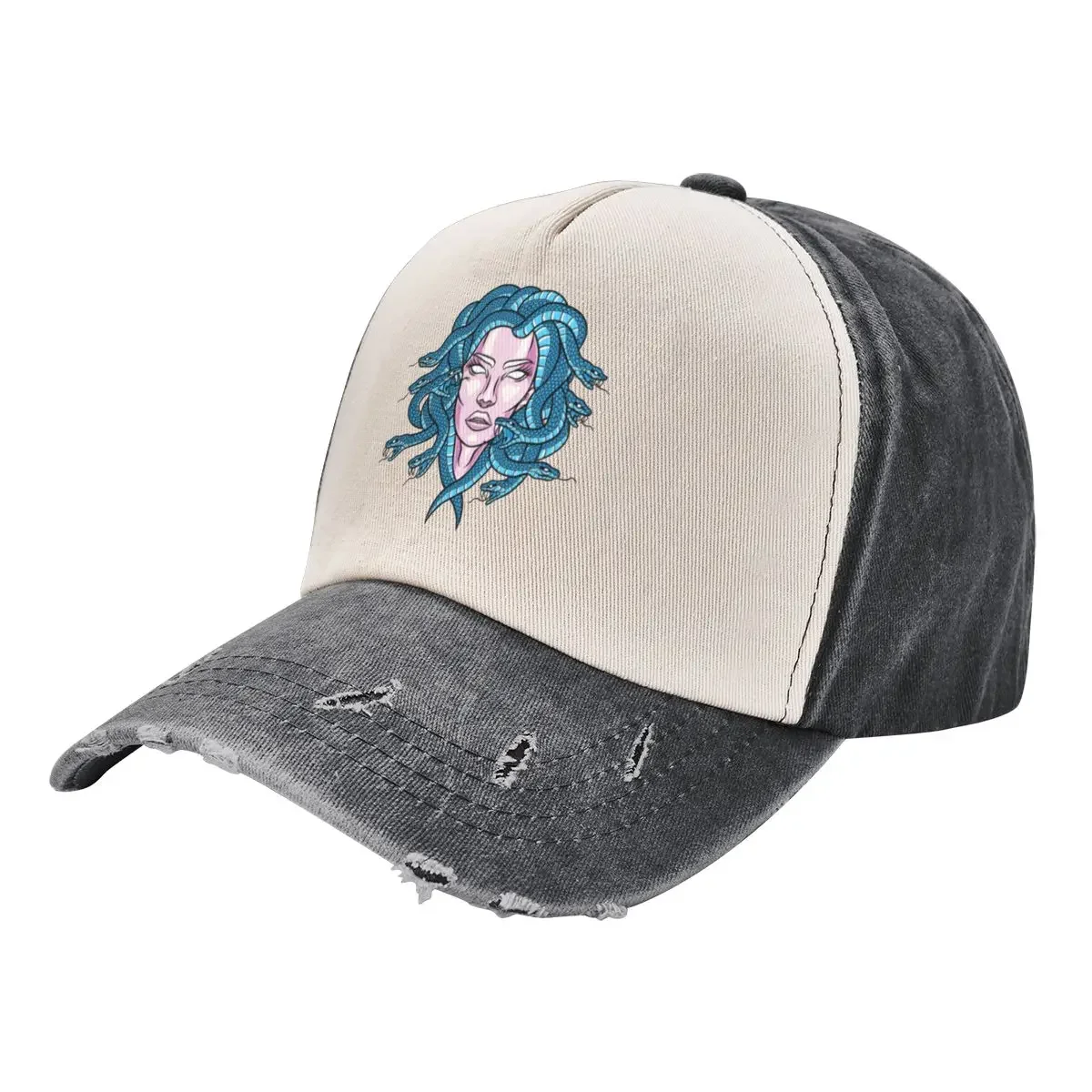 Medusa Portrait Greek Mythology Baseball Cap Cosplay cute Boy Women's