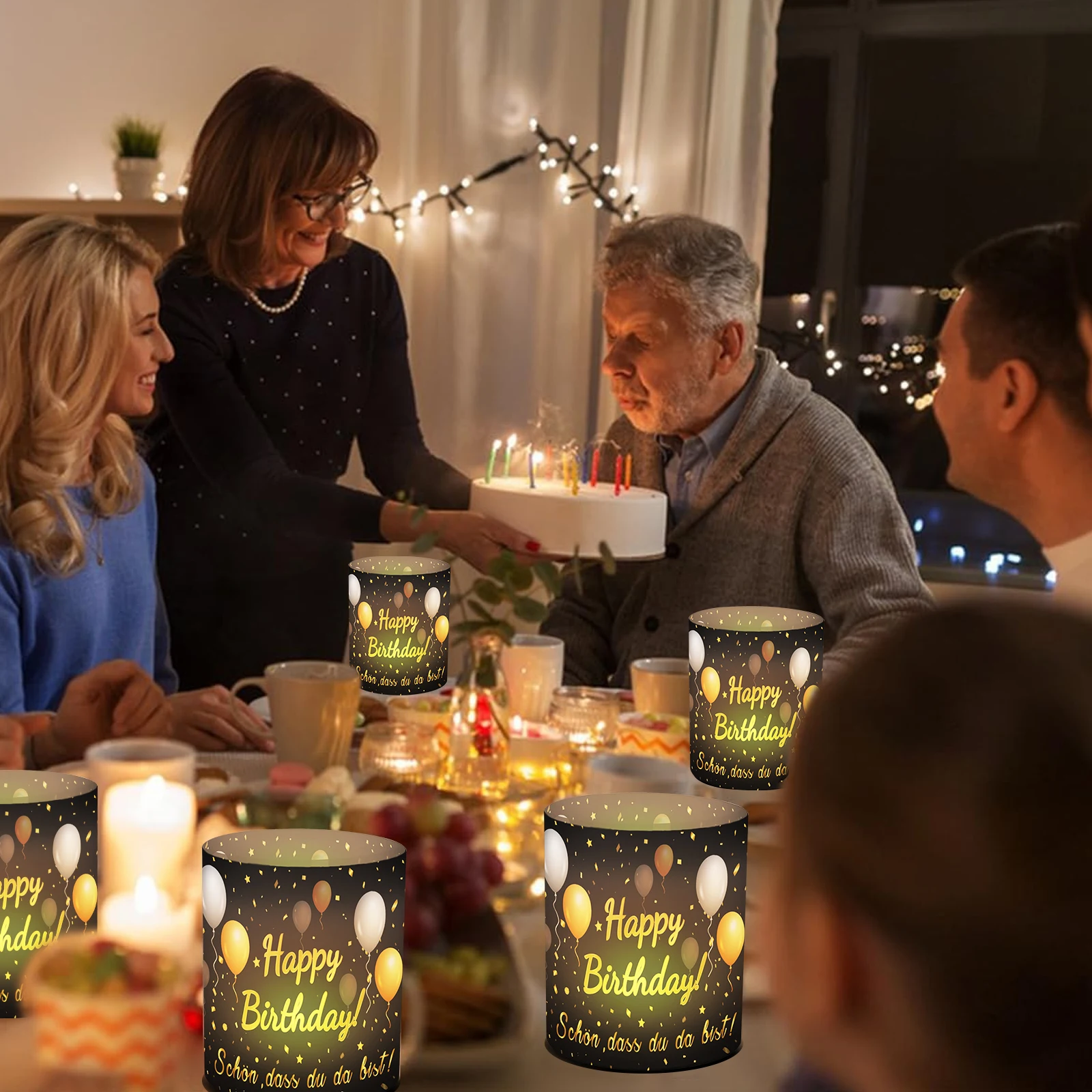 12pcs Happy Birthday Candle Ta - đánh giá và giá Science Of Happiness