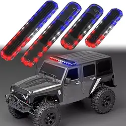 Rc Car Roof Lamp 7 Colors And 12 Modes Led Light Bar For 1/10 Rc Crawler Trax/as Trx4 Trx4m Axial Scx10 Scx24 Rgt D90 Yikong Hsp