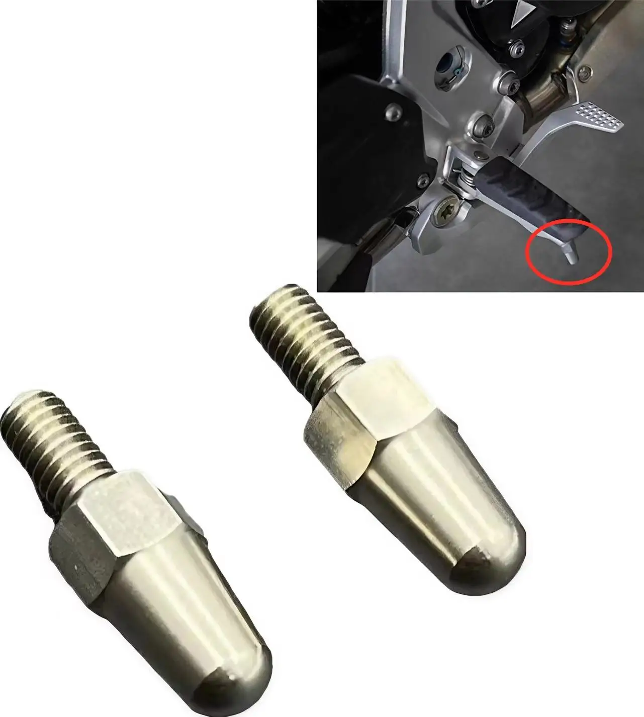 For BMW Motorcycle front footrest pedal probe Screws S1000RR S1000XR R NINET R1250R F900R F900XR R1200R R1200R K1300S R1250RS