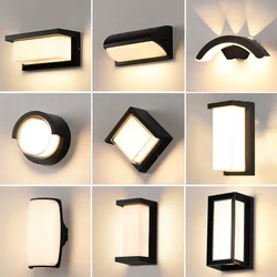 Led Outdoor Wall Light Waterproof IP66 Motion Sensor Led Outdoor Lighting Porch Lights Balcony Garden Lights Outdoor Wall Lamp