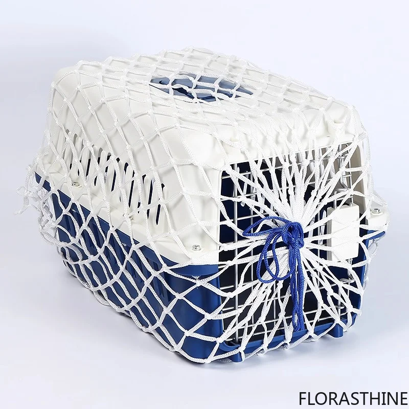 Pet Airline Crate Protective Net Thickened Nylon Anti Escape Mesh Cover for Travel Pet Shipping Airport Safety Crate Net