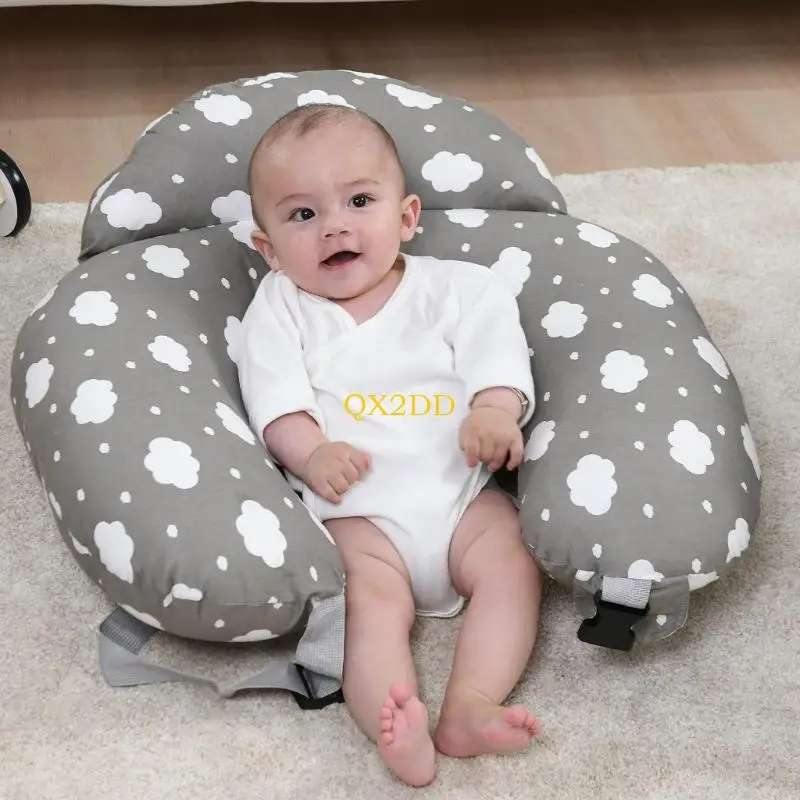 QX2D Removable & Washable Nursing Pillow Slipcover for Mom Feeding Lovely Pattern