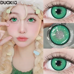 DUOXIU 2PCS Colored Contact Lenses for Eye Green Contacts Lenses Fashion Purple Eyes Lenses Color Pupils Makeup Korean Contacts