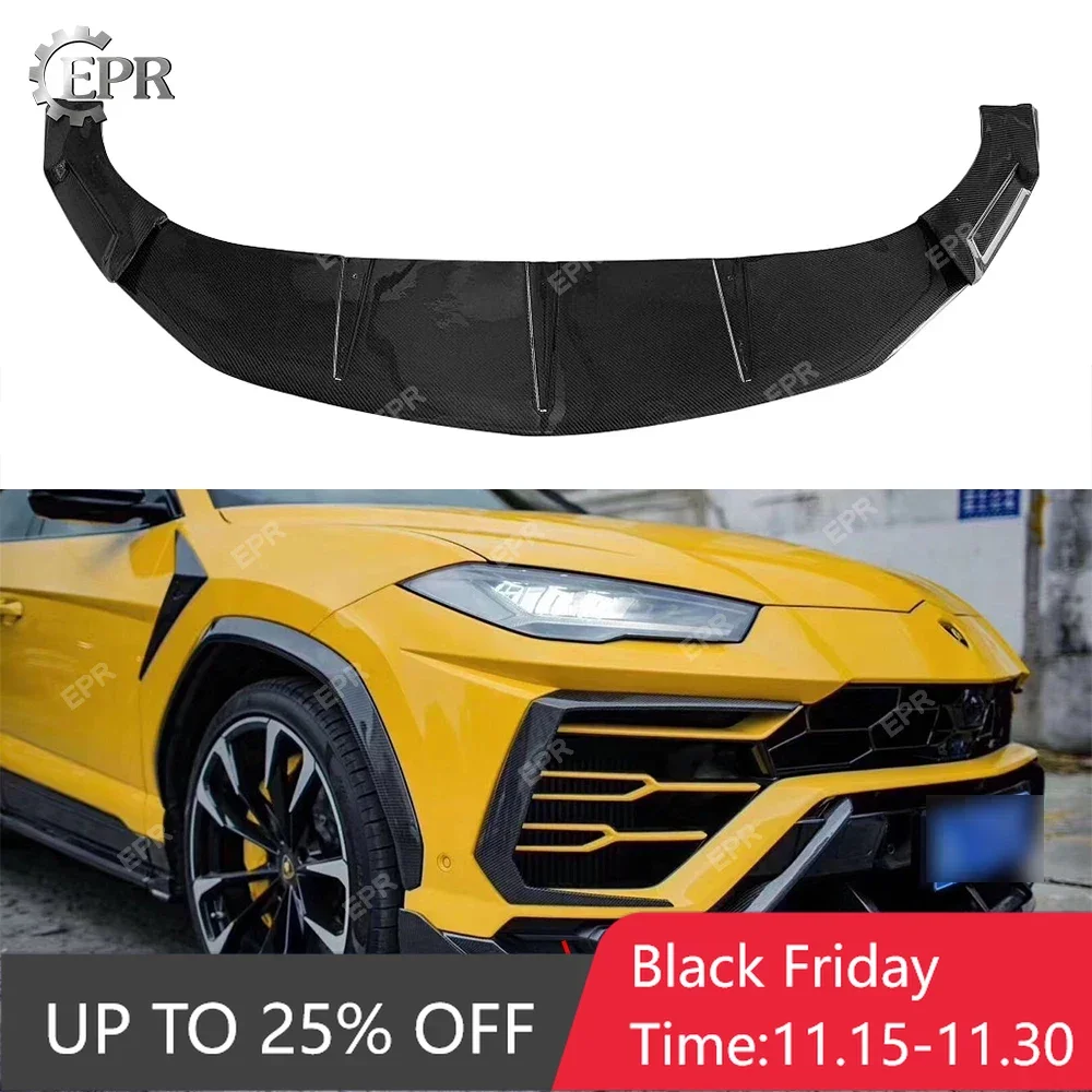 

Car Top Design Front Low Lip Trim For Lamborghini Urus TPC Style Carbon Fiber Lower Lip Splitter Body Kit Tuning For URUS Racing