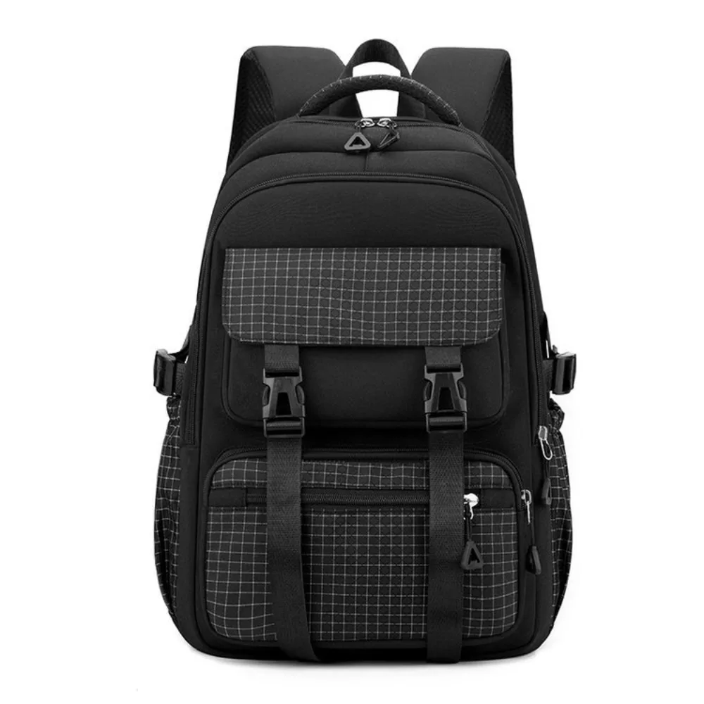 

Multi-Compartment Student Backpack Large Capacity Waterproof School Bag Multi Functional Wear-resistant Travel Laptop Rucksack