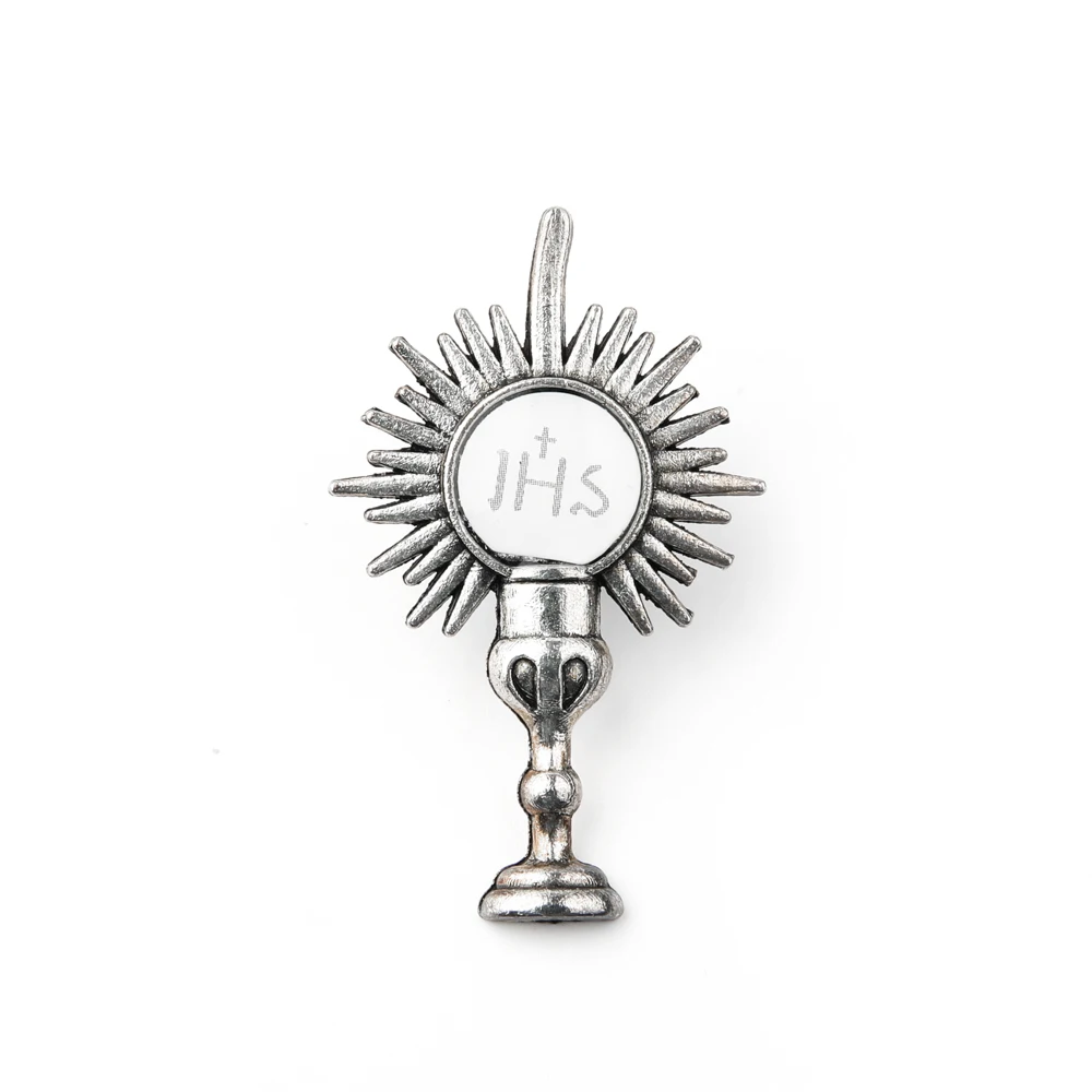 12Pcs Catholic First Holy Communion Tone Lapel Pins - Religious Ceremony Accessories for Celebrants