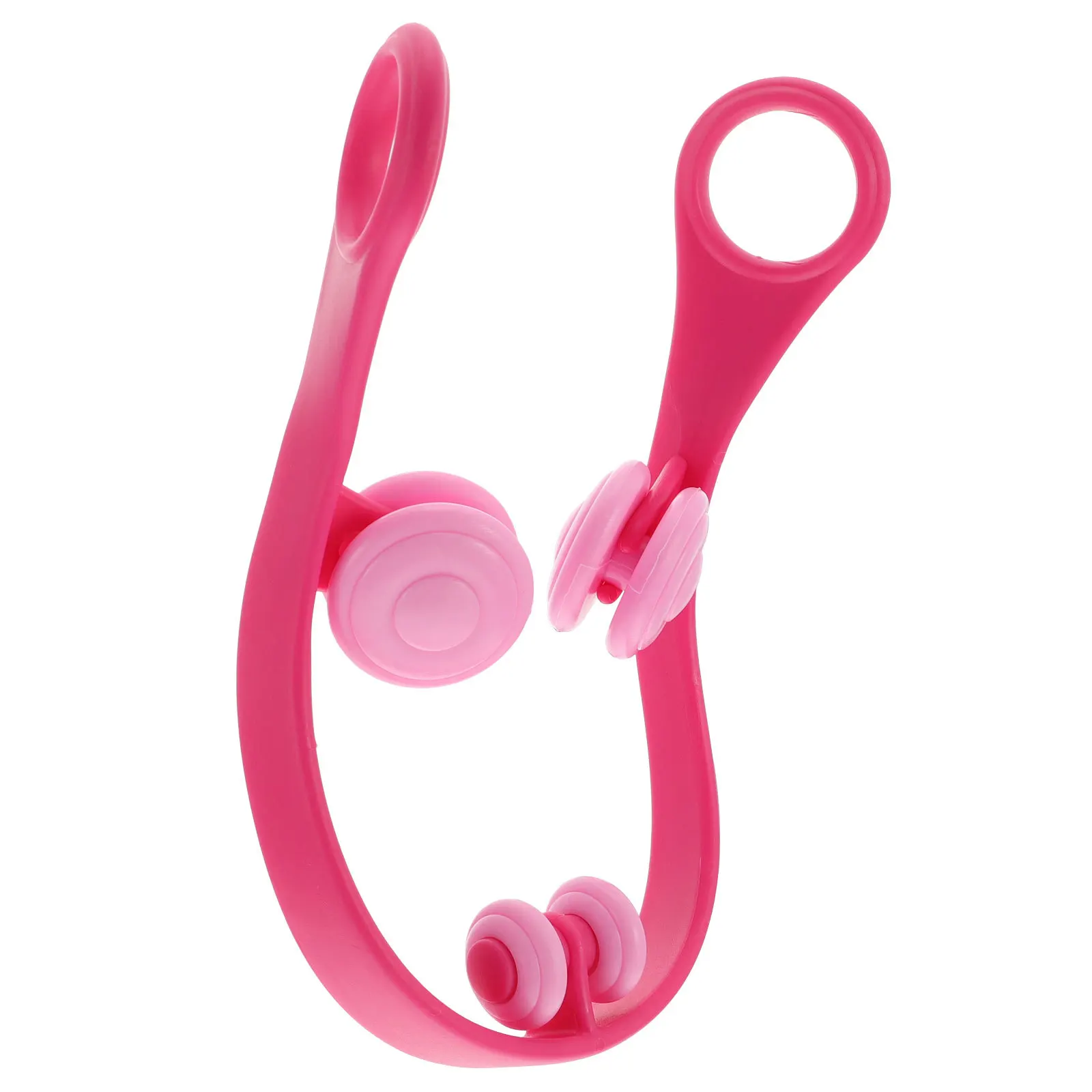 1 pz rosa gamba massaggio rullo strumento di rilassamento muscolare rompere nodi migliorare la circolazione sanguigna massaggiatore per l'affaticamento dei polpacci