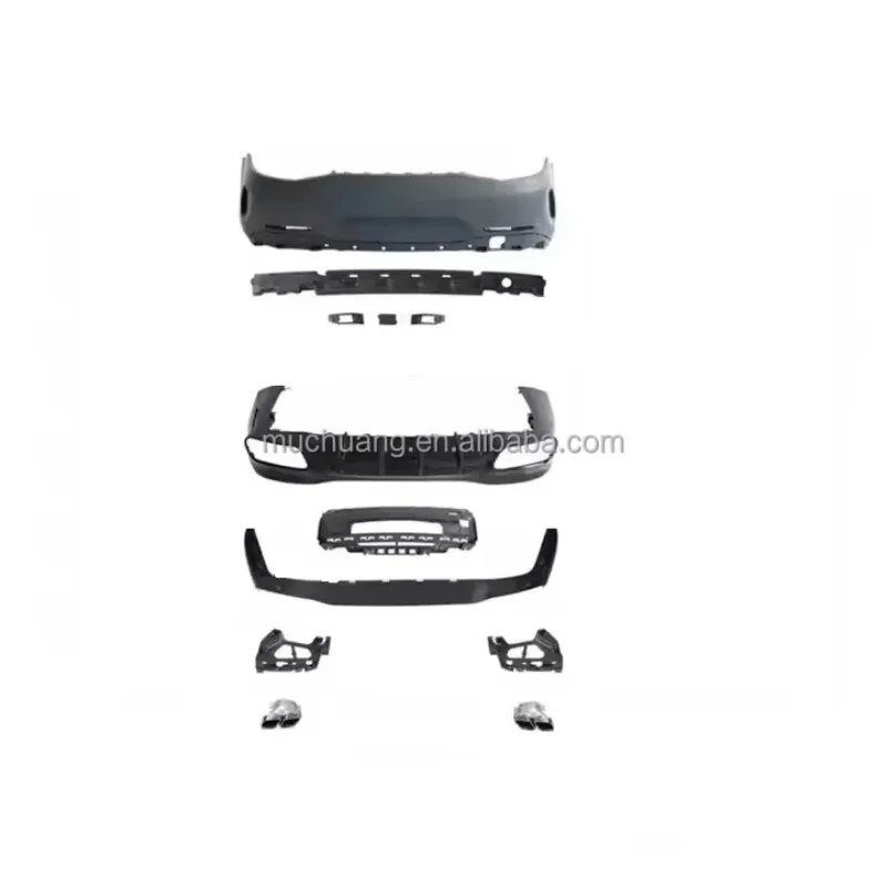 

Factory PriceZAIQU 2016-2019 Ben/z GT BodyKit for C Class & CLS Fiberglass Front Rear Bumper Rear Fiffuser Tail Pipe Upgrade GT6