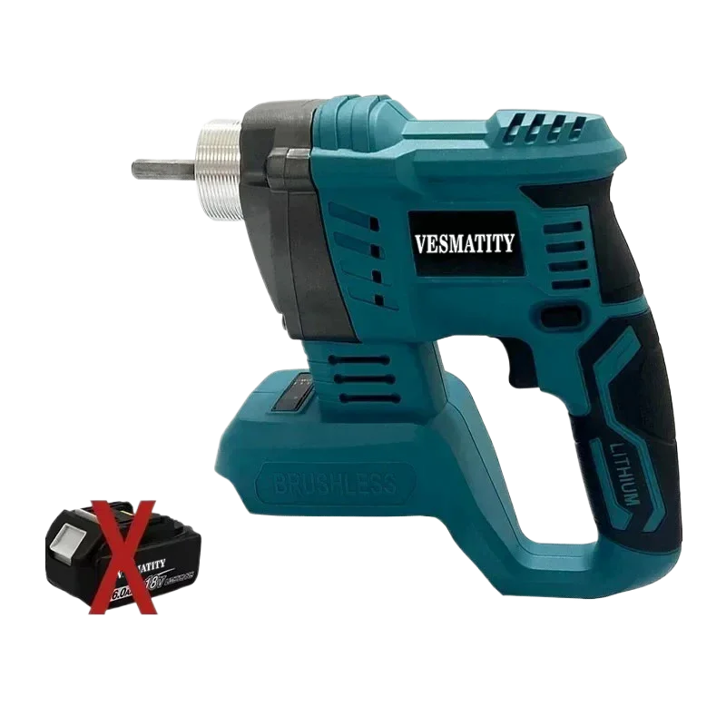 18V Brushless Wireless Cement Concrete Vibrator Portable Handheld Power Tool for Construction Concrete Work