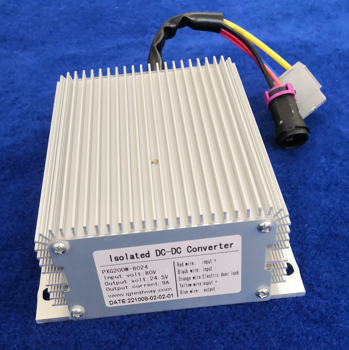 

200w 80v to 24v,8A isolated DC DC converter