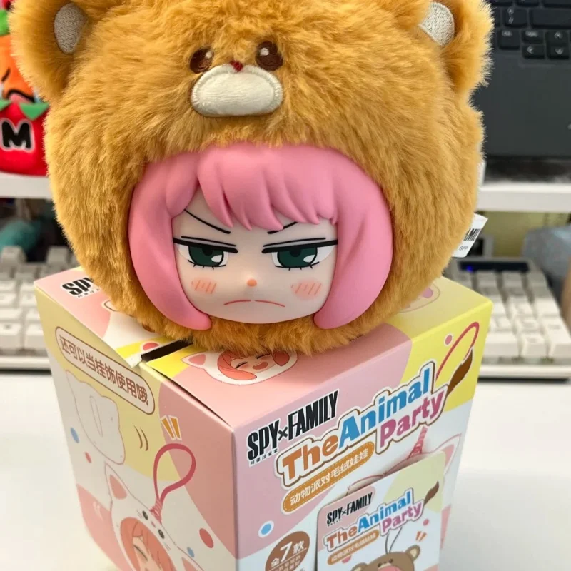 Шпионская семья Аня, вечеринка с животными, загадочная коробка, кукла, игрушка, украшения для комнаты для девочек, модная слепая коробка, игрушки, мягкий подарок-сюрприз