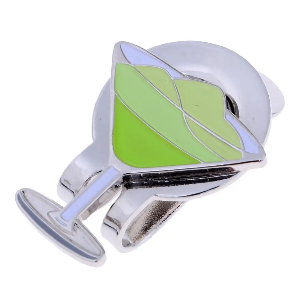 Creative Patterns Soft Enamel Golf Ball Marker with Clip Magnet Golf Hat Clip Wonderful Golfer Gift Accessories