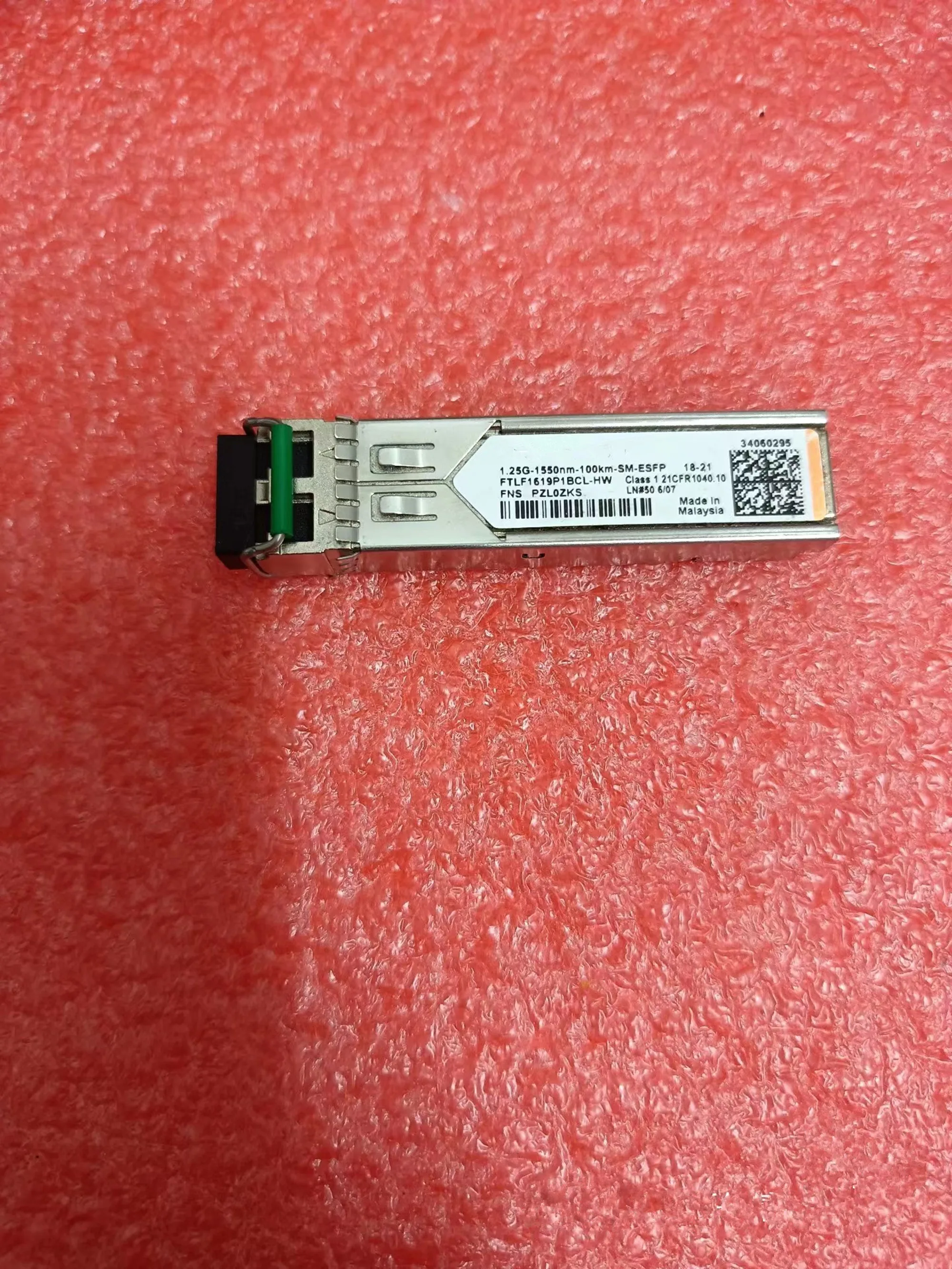 

1.25GB Fiber Optical Module 100KM 1550NM 34060295 02315206 HUA-WEI FTLF1619P1BCL-HW 1.25G-1550NM-100KM-SM-ESFP 1.25G ESFP