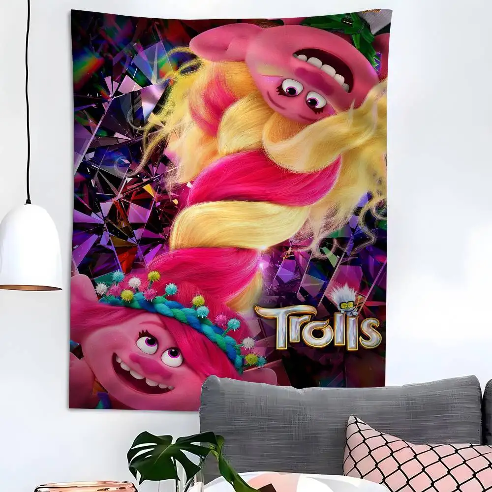 الكرتون T-المصيدون الفرقة المطبوعة قماش مزخرف جداري كبير رخيصة الهبي الجدار الشنق البوهيمي جدار المفروشات ماندالا INS ديكور المنزل