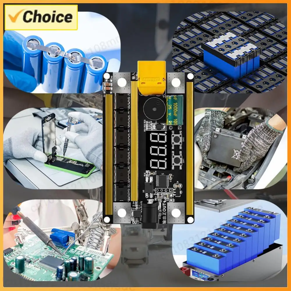 

Плата управления сварочным аппаратом GX591 с цифровым дисплеем, 12В, портативный мини-сварочный аппарат, 99 регулировок, для аккумуляторов 18650