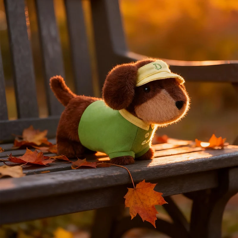 Lindo abeja Dachshund juguete de peluche Animal suave decoración del hogar juguetes cómodos de alta calidad regalo de cumpleaños para niños regalo de compañero