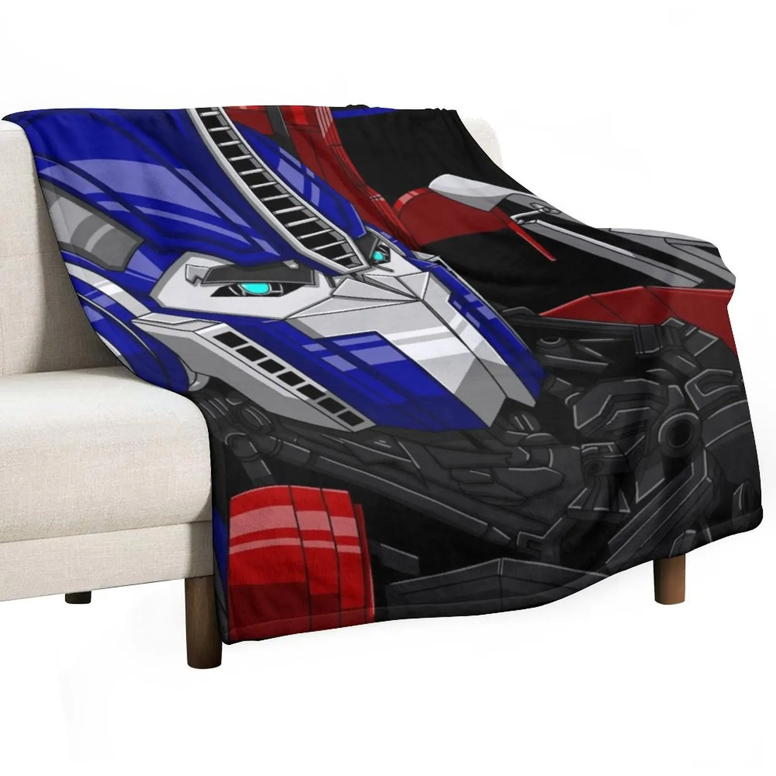 Transformers Prime Optimus Graphic Design Throw Blanket Large heavy to sleep blankets ands Blankets