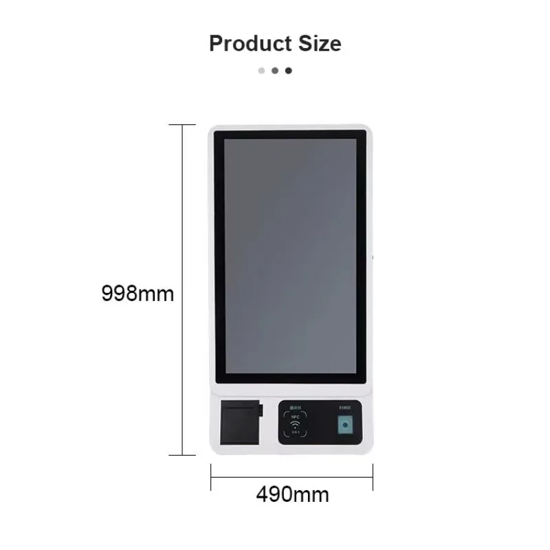 Qr Code Bluetooth 3.0 Wi-Fi Connectivity Terminal Queue Ticket Machine Multi-Platform Self Service Kiosk