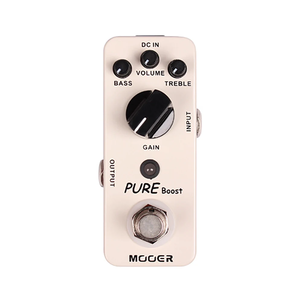 

Mooer Pure Boost Micro Guitar Effect Pedal with True Bypass Full Metal Shell Electric Guitar Pedal Power Supply Pedal Effector