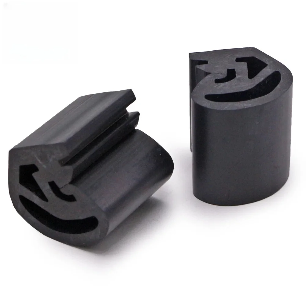 2Pcs Side Hood Rubber Damper For Mitsubishi For L200 1996-2005 MB513055 Hood Front Cover Both Sides Cushion Rubber Silencers