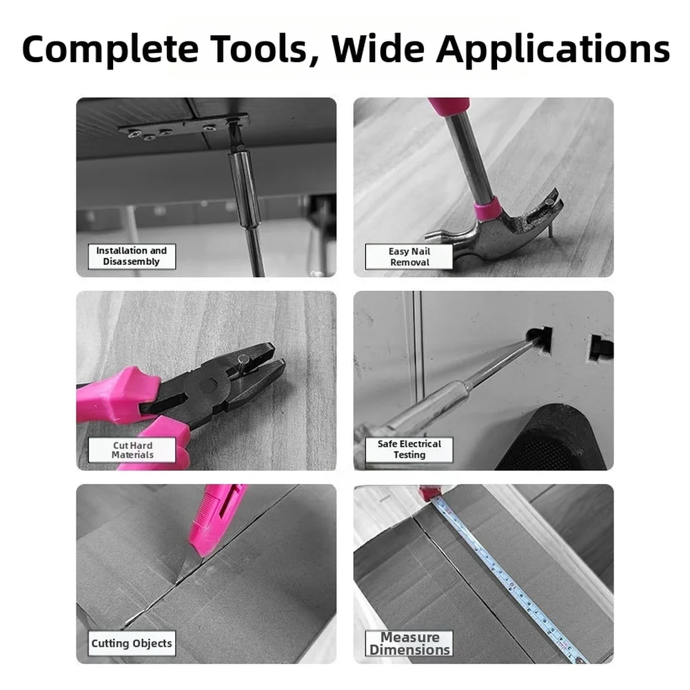 robust-household-tool-kit-with-screwdrivers-pliers-and-measuring-tape-for-general-repairs-and-furniture-assembly