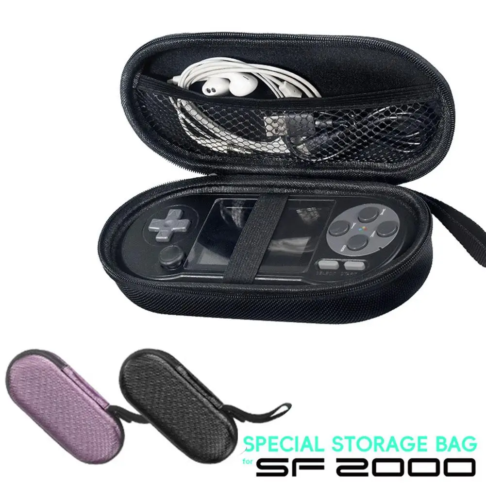 For Sf2000 Bag Protable Travel Carrying Protective Eva Shockproof Box For Sf2000 Black Video Game Console Accessories W2x3